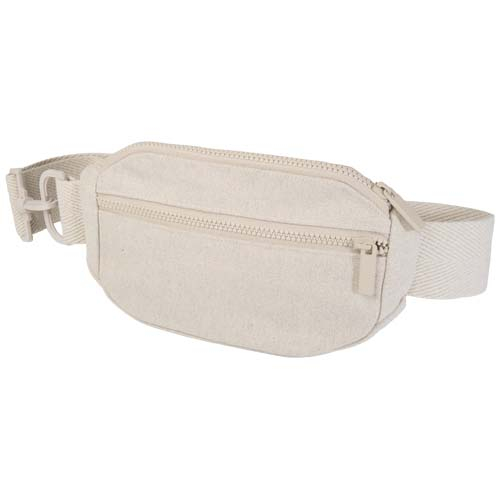 Sac bandoulière personnalisable recyclé Aware™ Crescent Flocons d’avoine